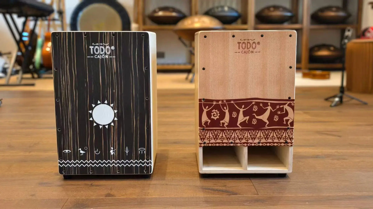 Cajon Drum Portatile - Con Corde Integrate, Borsa Trasporto, Ideale Per Musicisti In Viaggio