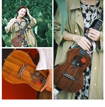 Load image into Gallery viewer, TODO UKULELE - HAWAII - HULA GIRL - Acacia All Solid TODO尤克里里TODOukulele