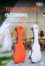 将图片加载到图库查看器,TODO Premium Fiberglass Ukulele Case - Orange - TODO Music
