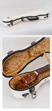 Carica l'immagine nel visualizzatore di Gallery, TODO Premium Fiberglass Ukulele Case - White TODO Music