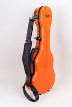 Load image into Gallery viewer, TODO Premium Fiberglass Ukulele Case - Orange TODO Music