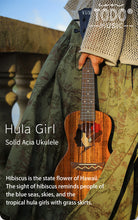 Load image into Gallery viewer, TODO UKULELE - HAWAII - HULA GIRL - Acacia All Solid TODO尤克里里TODOukulele
