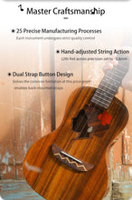 Load image into Gallery viewer, TODO UKULELE - HAWAII - HULA GIRL - Acacia All Solid TODO尤克里里TODOukulele
