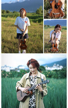 Load image into Gallery viewer, TODO UKULELE - HAWAII - HULA GIRL - Acacia All Solid TODO尤克里里TODOukulele
