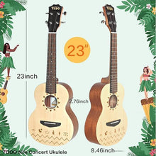 Load image into Gallery viewer, TODO UKULELE - EGYPT - THE NILE - SOLID TOP SPRUCE - TODO Music
