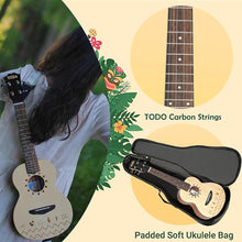 Load image into Gallery viewer, TODO UKULELE - EGYPT - THE NILE - SOLID TOP SPRUCE - TODO Music
