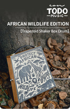 Load image into Gallery viewer, TODO Travel Shaker Cajon CTD-30 African Wildlife Protection Edition TODO Music
