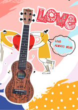 Load image into Gallery viewer, TODO UKULELE - LOVE - SOLID ACACIA
