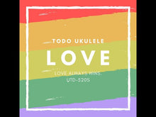Load and play video in Gallery viewer, TODO UKULELE - LOVE - SOLID ACACIA
